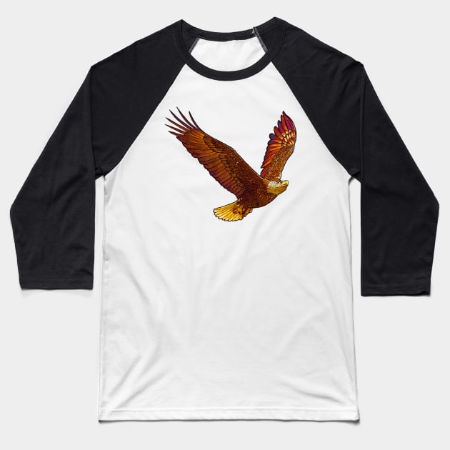 The American Eagle Baseball T-Shirt by AlcantaraArt